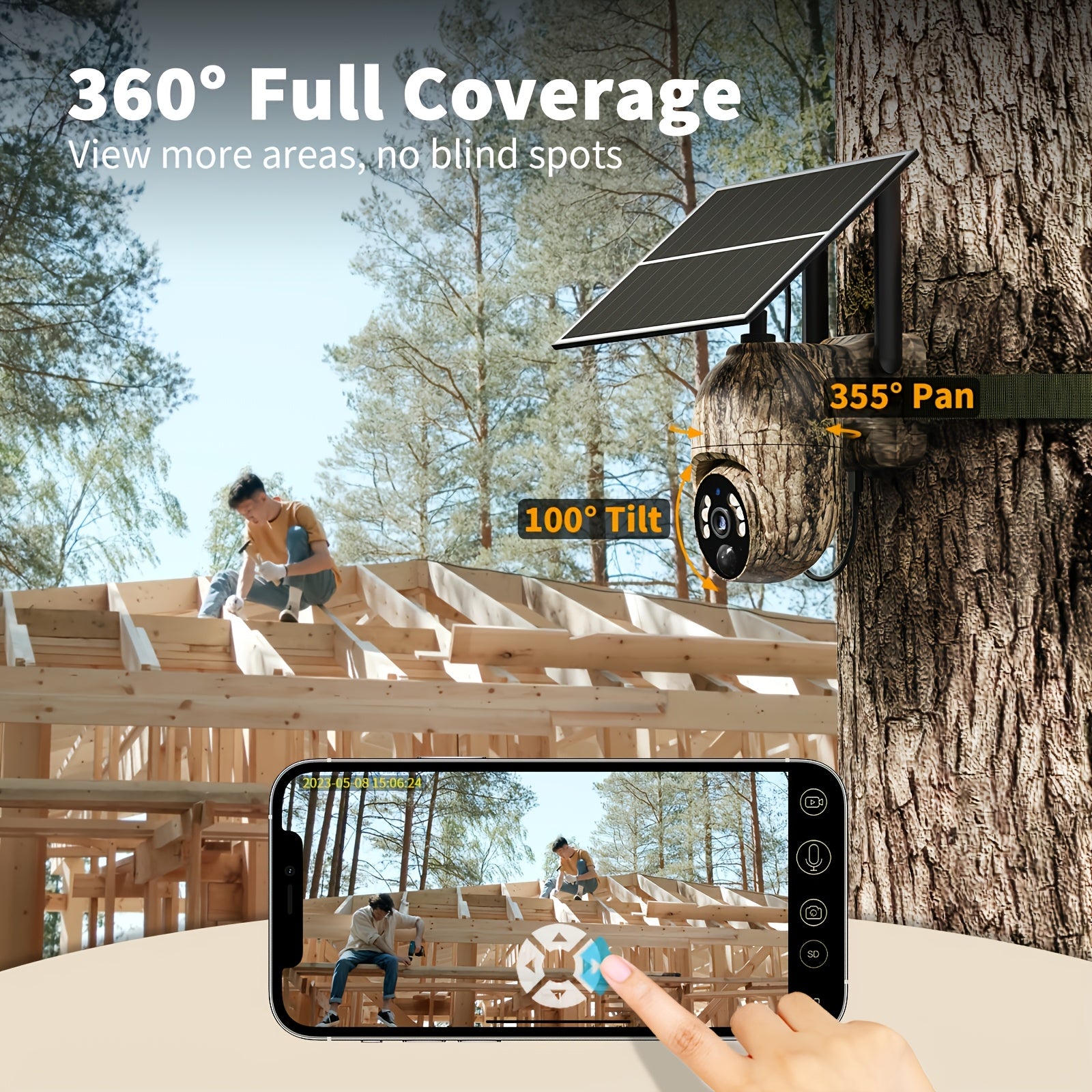 Wireless no wifi camera