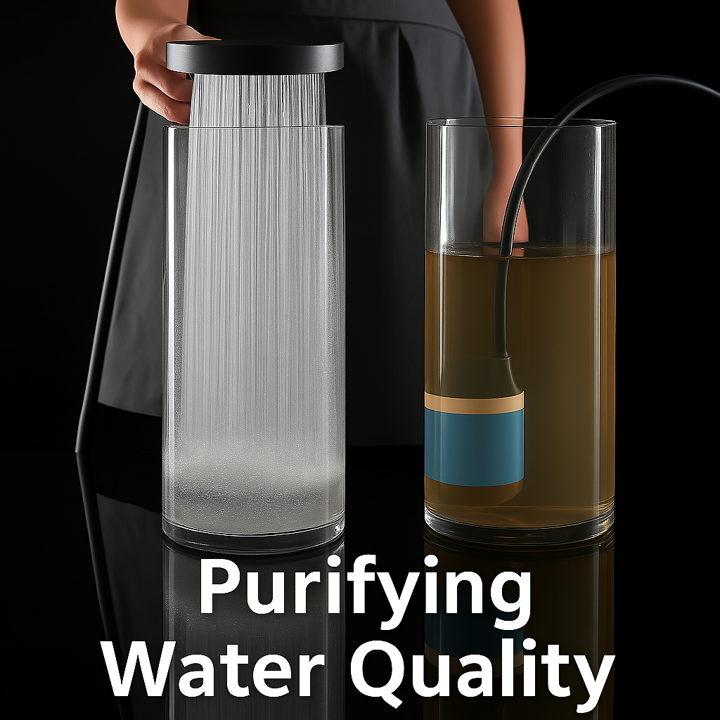 Shower head filtration