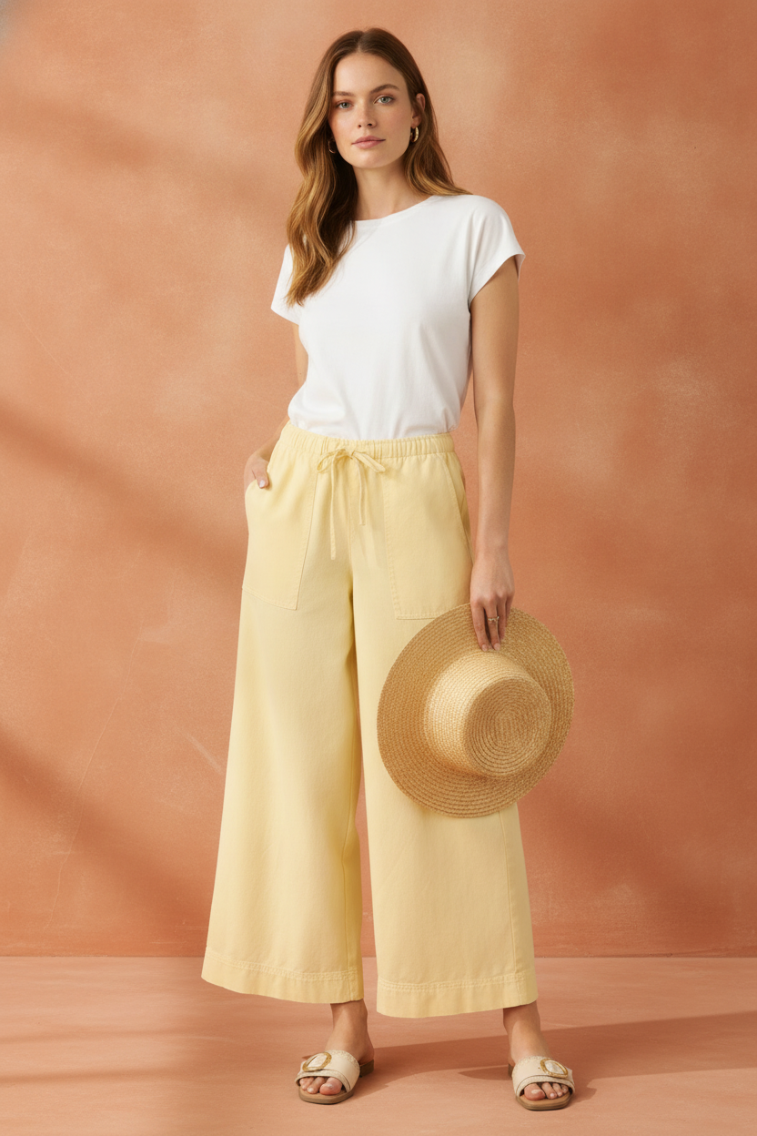Z Supply Sunnyside Yellow Daycation Pants