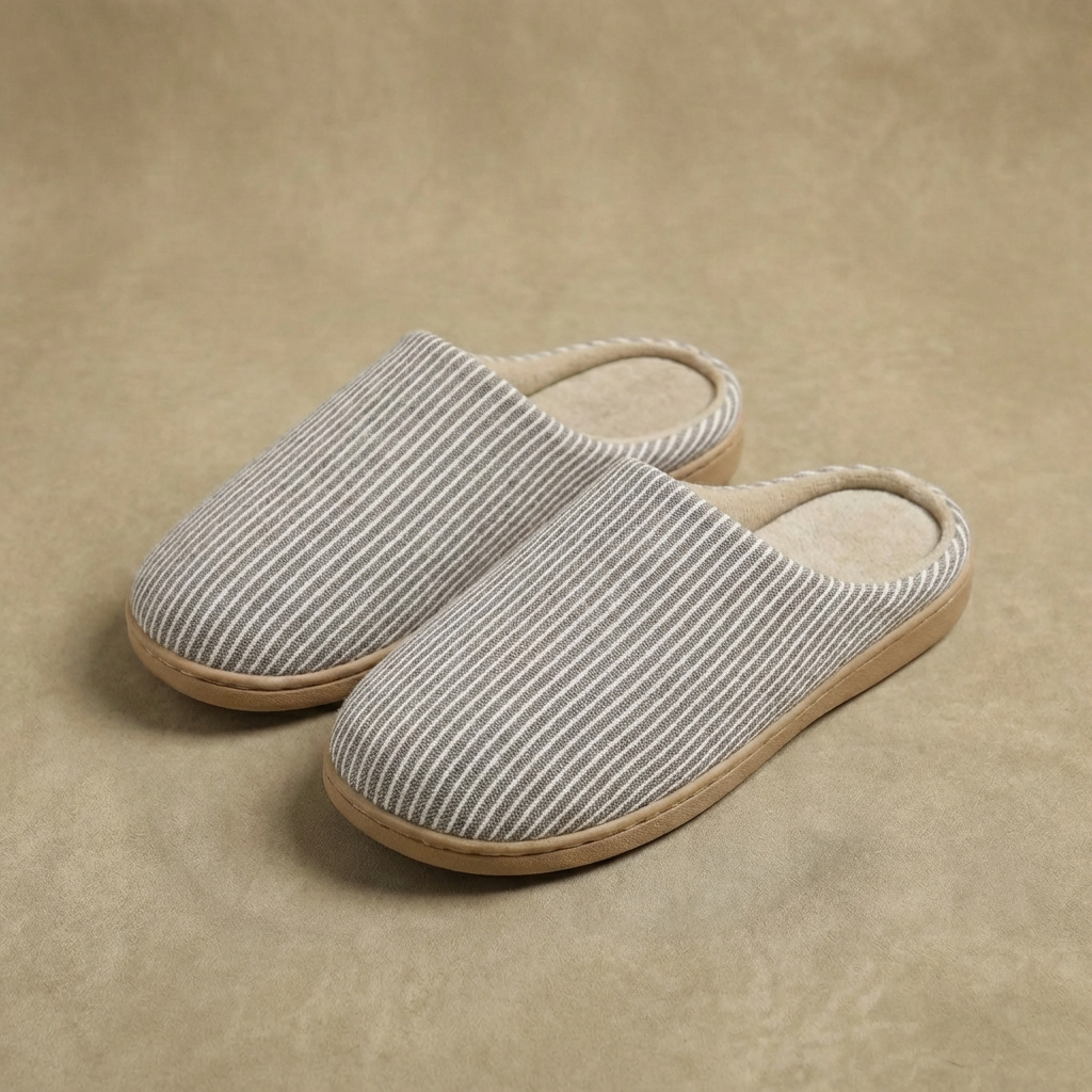 Ultra-soft cotton house slippers