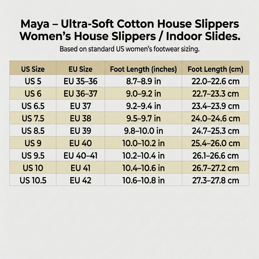 Cotton house slippers lifestyle