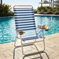 High boy beach chair by pool
