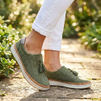 Cushioned comfort slip-on shoes lifestyle