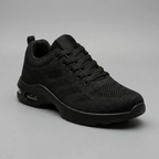 Breathable comfort shoe close-up three-quarter view