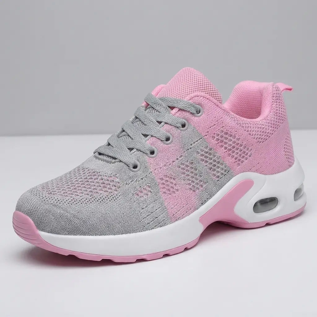 Close-up of slip-resistant comfort work shoe