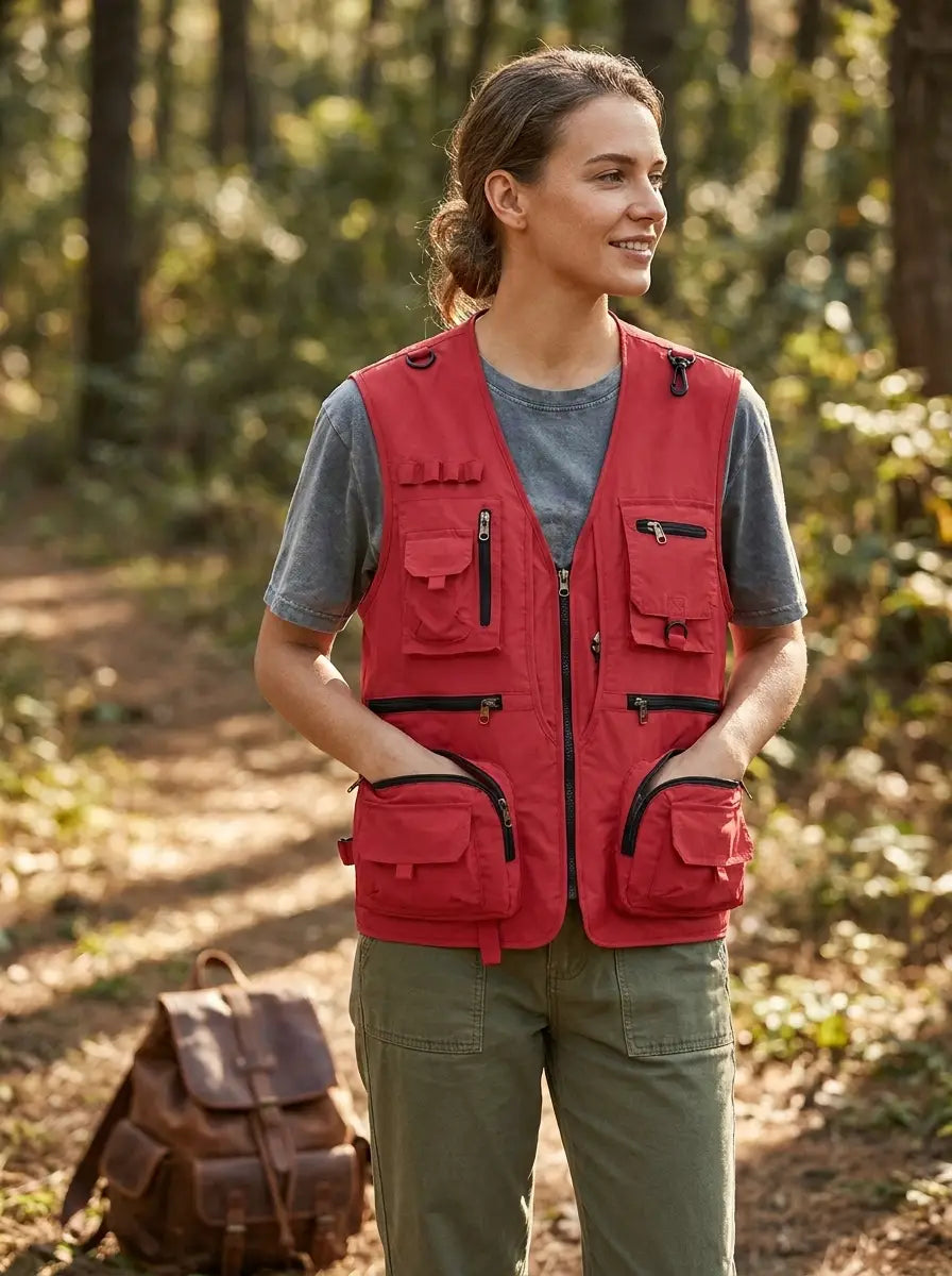 Multi-Pocket Utility Vest lifestyle