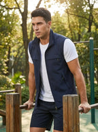 Lifestyle hero — model wearing quick-dry breathable athletic vest