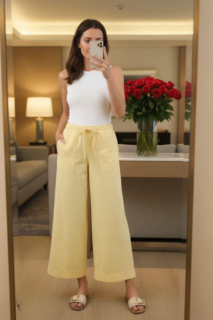 Z Supply Sunnyside Yellow Daycation Pants