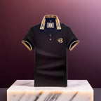 Men's polo shirt detail