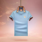 Men's polo shirt detail