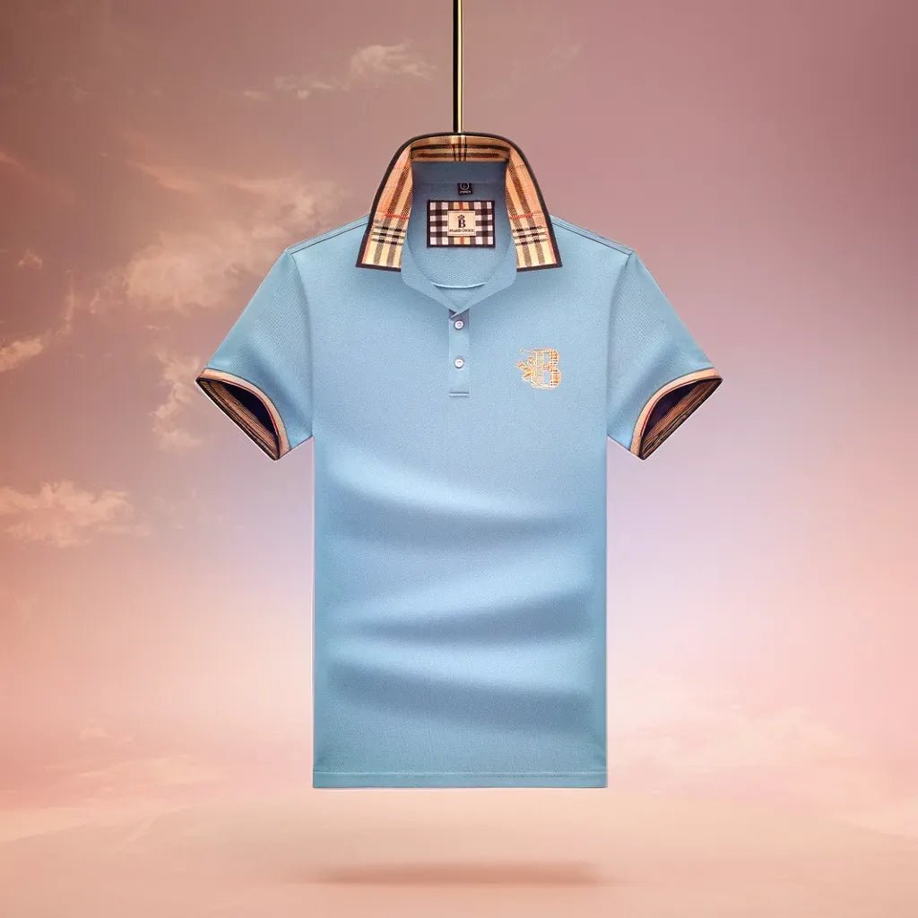 Men's polo shirt detail