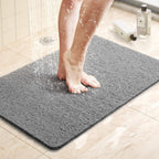 Non-slip shower mat detail