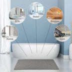 Non-slip shower mat quick drainage