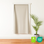 Cream White portable blackout curtain