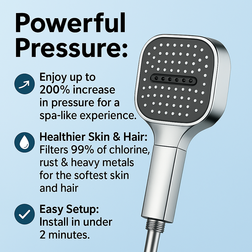 Shower head spray modes