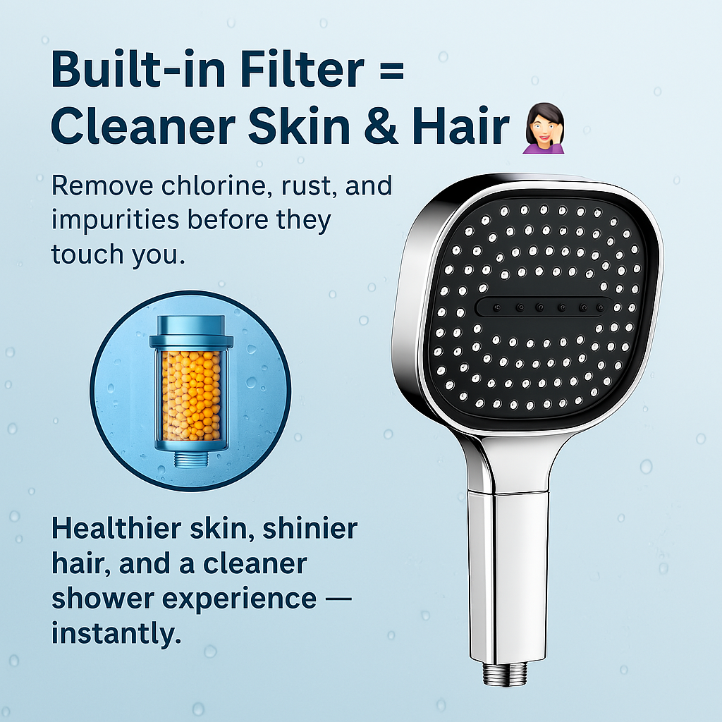 Shower head detail