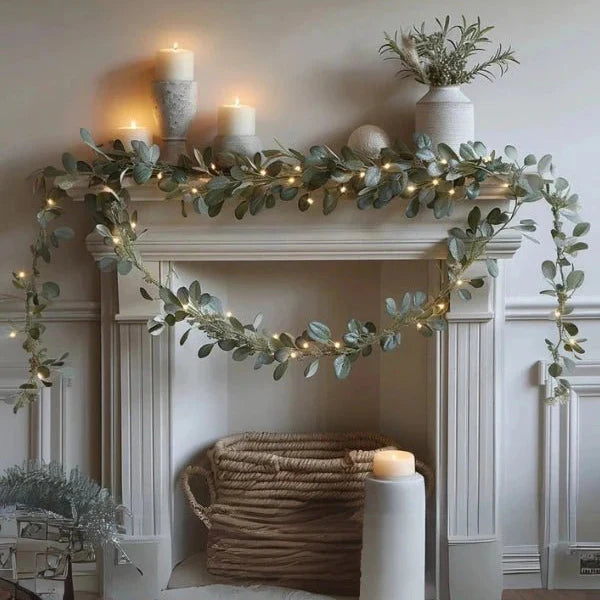 LED lighted olive branch tree
