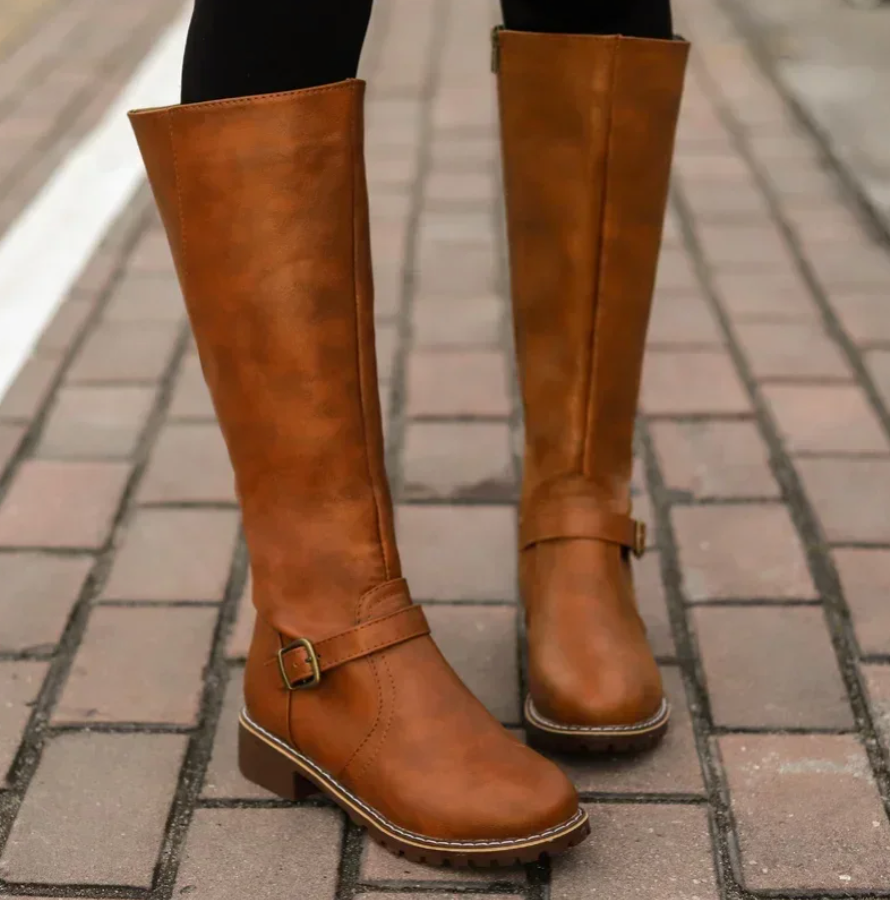 Women's ankle boots in brown
