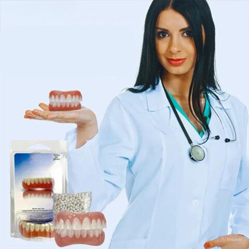 Silicone snap-on cosmetic teeth veneers