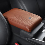 Car center console armrest cover detail