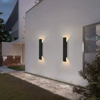 Outdoor wall lamp up and down light effect
