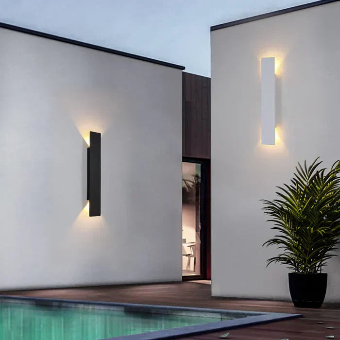 Outdoor wall lamp modern architectural design